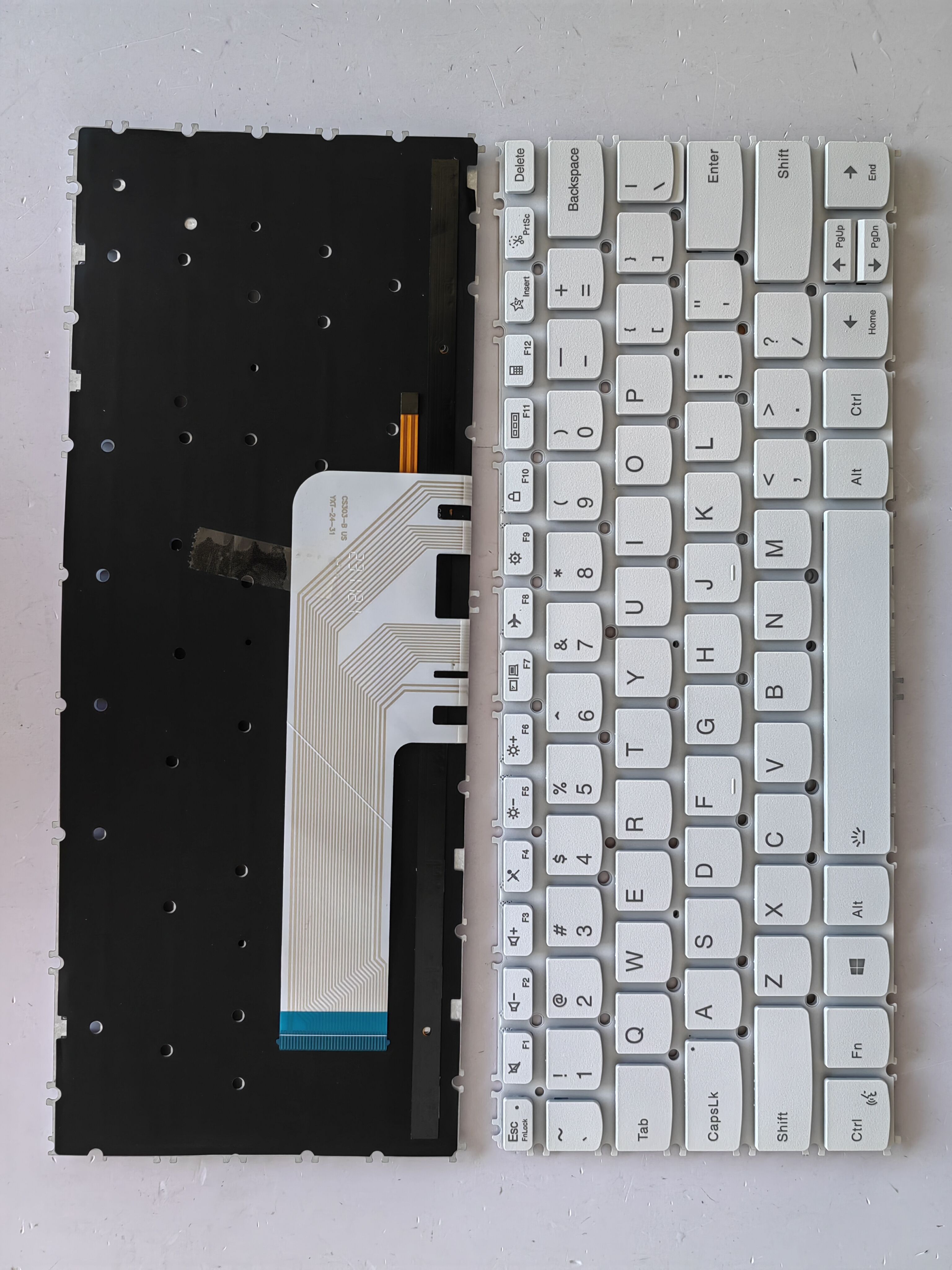 Picture of New Replacement Laptop Keyboard For LENOVO 13X 13s g2/Yoga Pro 13S ITL 2021 WHITE Backlit (OEM) US Layout